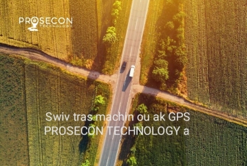 PROSECON TECHNOLOGY: Avèk lokalizasyon GPS PROSECON TECHNOLOGY yo w’ap ka swiv transpò lojistik antrepriz ou an Haiti